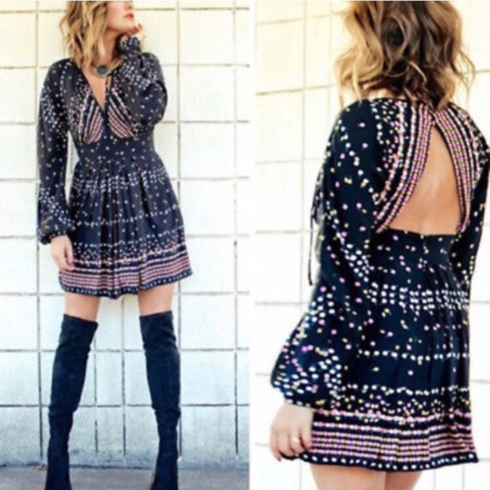 🎀Free People long sleeve Coryn dress 🎀
